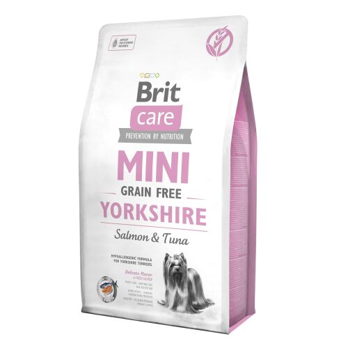 Brit Care Adult Mini GF Salmon & Tuna - Yorkshire - Trockenfutter mit Lachs und Thunfisch für Hunde erwachsene Miniaturrassen - 7 kg 128337412