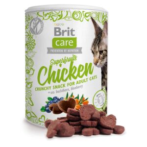 Recompense pentru pisici Brit Care Cat Snack Superfruits Chicken 100 g 128337419 - Recompense pentru pisici