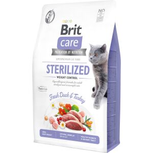 BRIT Care Grain-Free Sterilized Weight Control - sucha karma dla kota - 2 kg 128337458 - Trzymanie kotów