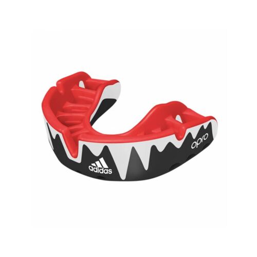 Adidas Opro Platinum Self-Fit fogvédő, piros, fekete, fehér - Fogsor