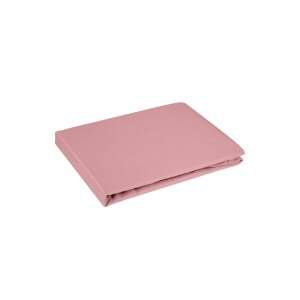 Dina pamut-szatén gumis lepedő Púder rózsaszín 140x200 cm +30 cm 43829661 Lepedők
