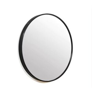 Viva AURA DELTA 60 cm-es kerek fürdőszobai tükör fekete kerettel és LED világítással - Viva Style