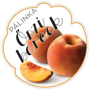 Pálinkás cimke Kicsi Őszibarack 5 db/csomag 128341187 - Bor & Pálinka főzés