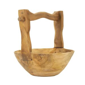 Timbo teak tálca 32x25x27cm 128345920 - Gyümölcskosár