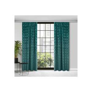 Adria bársony sötétítő függöny Sötét türkiz/pezsgő 140x270 cm - Adria
