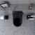 Welland Primo Tornado fali WC csésze + soft-close slim WC ülőke - fekete 128351161