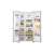 Interior Frigider Side by Side LG GSLV71SWTM cu Alimente