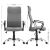 Irodai forgószék méretek, szürke szövet irodai szék állítható magassággal