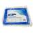 Blue pool ground cloth in packaging, dmuchane.pl logo, Mata Pod Basen, Pool-Bodenschutzplane, Ground Cloth