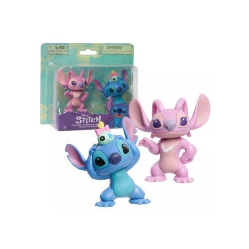 Disney Stitch 2-es figuraszett, Stitch és Angel figurákkal - Mesehős figura