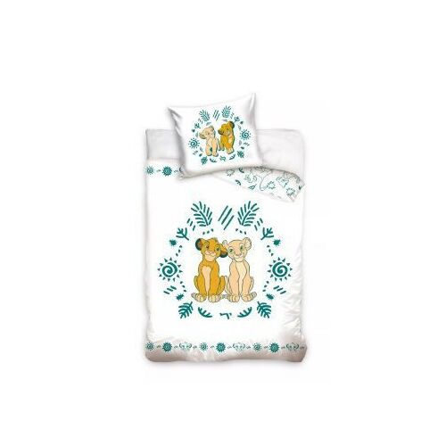 Zestaw pościeli z motywem Króla Lwa, Simba i Nala, 140 x 200 cm