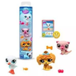 Littlest Pet Shop Country Pets Pet Trio Tuba set figura s 3 likovima, uključujući psa, mačku i pticu - Igračka