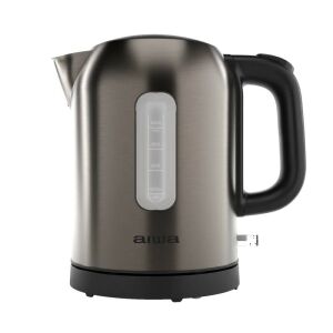Aiwa AKT-1000 RYUJIN premium japoński czajnik elektryczny ze stali nierdzewnej z regulowanymi ustawieniami temperatury, mocą 2.200 W, pojemnością 1 litra - Czajnik, Opiekacz do kanapek, Blender, Toster i Wirówka i prasa do owoców