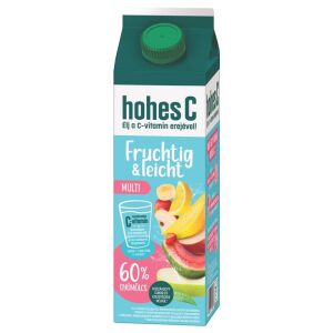 HohesC Fruit &amp; Leicht Multivitamin 60% - 1 liter 128359568 - Gyümölcslé