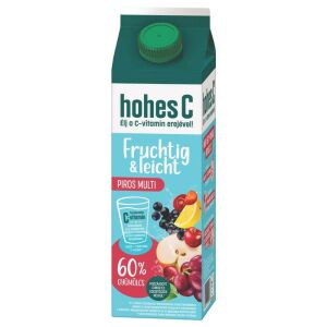 HohesC Fruit &amp; Leicht Piros Multivitamin 60% - 1 liter 128359570 - Gyümölcslé