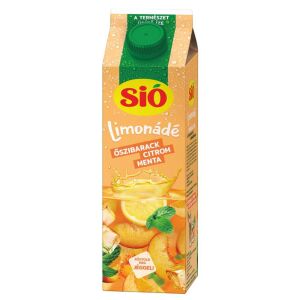 Sió Limonádé Őszibarack-citrom-menta üditőital 6% - 1 liter 128359585 - Gyümölcs- & Zöldséglé