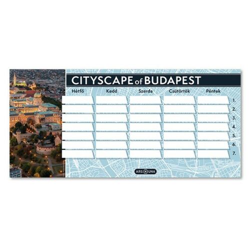 Órarend ARS UNA egylapos kétoldalas Cityscape 128359691