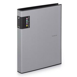 Gyűrűskönyv PASTELINI A/4 4 gyűrű PP 40 mm szürke 128360973 - Pastelini