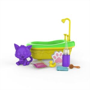 Washy Friends Color Reveal Set za igru s kadom za mačiće i priborom - Interaktivna dječja igračka