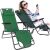 Garden folding deckchair - green 126841220