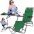 Garden folding deckchair - green 126841220