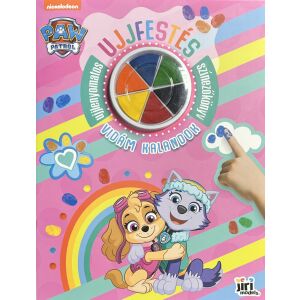 Książka do malowania palcami Psi Patrol z 6 kolorami, Wesołe przygody - Książka dla dzieci i młodzieży