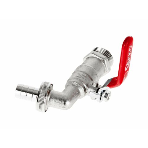 IBC szelepkészlet 3/4" 1" külső menettel és 3/4 tömlő kimenettel, Geko G70189