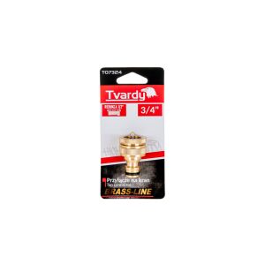 Csatlakozó csaptelephez 3/4" 1/2" szűkítővel Brass Line, Tvardy T07324 128369672 - Tömlőösszekötő