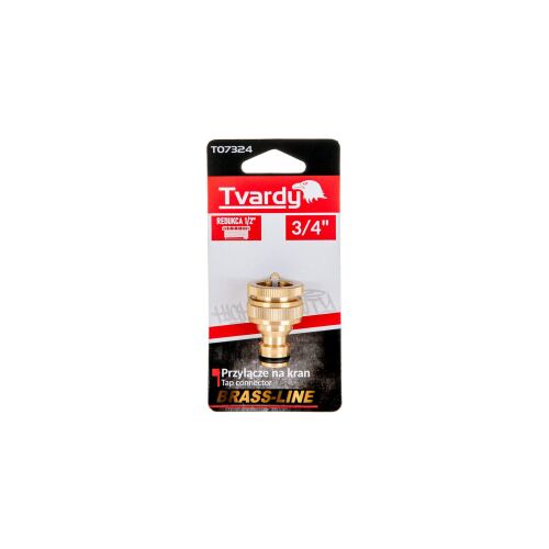 Csatlakozó csaptelephez 3/4" 1/2" szűkítővel Brass Line, Tvardy T07324