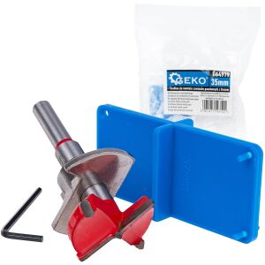 Sablon zsanérok rögzítéséhez, 35 mm, Geko G64979 128369694 - Geko