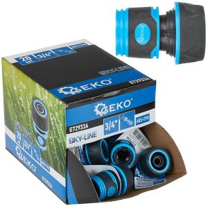 Csatlakozókészlet Sky-Line tömlőhöz 3/4", 20 db, Geko G72933A 128369702 - Geko Csatlakozó és kiegészítő