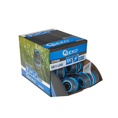 Tömlőjavító csatlakozó készlet 3/4" Sky-Line, 20 db, Geko G72940A