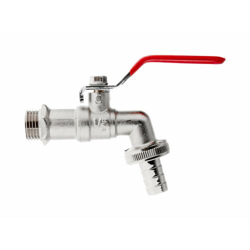 IBC szelepkészlet 1/2" külső menettel 3/4" és tömlőkimenettel 1/2", Geko G70187