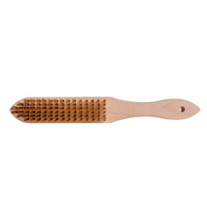 Drótkefe rozsdaeltávolításhoz, fa nyél, 6 sor sörte, Geko G00733 128370559