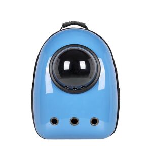 Plecak dla zwierząt domowych Timeless Tools, niebieski, widok z przodu - Trzymanie kotów