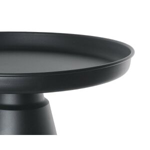 KARE Bottiglia Smoke 50 Acél-Üveg Dohányszürke Oldalsó Asztal