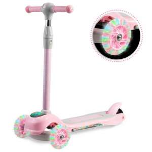 Ricokids Piko Трикръг детски тротинетка със LED колела #розово