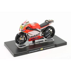 Ducati Desmosedici GP12 #46 World Championship 2012 Valentino Rossi piros/fehér/zöld modell  1:18 128375376 - Modell, makett