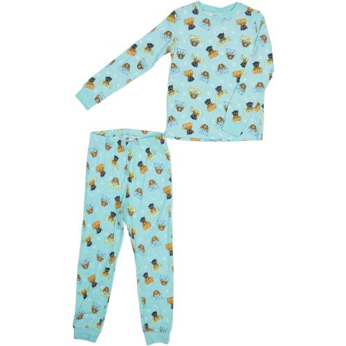 Pijamale pentru fete Paw Patrol, albastru cu personaje Paw Patrol, marimea 140