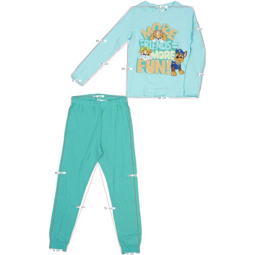 Paw Patrol Fata Pijama (Mărime: 140)