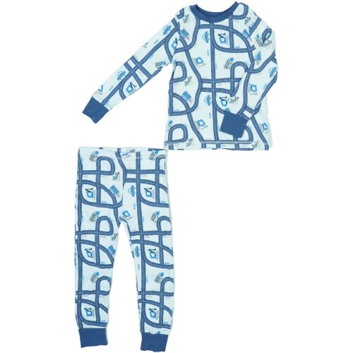 George pidžama za dječake s printom automobila, veličina 110