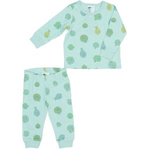 Pyžamo pre dievčatá H&M, s jablkovým vzorom, zelená, veľkosť 68 - H&M