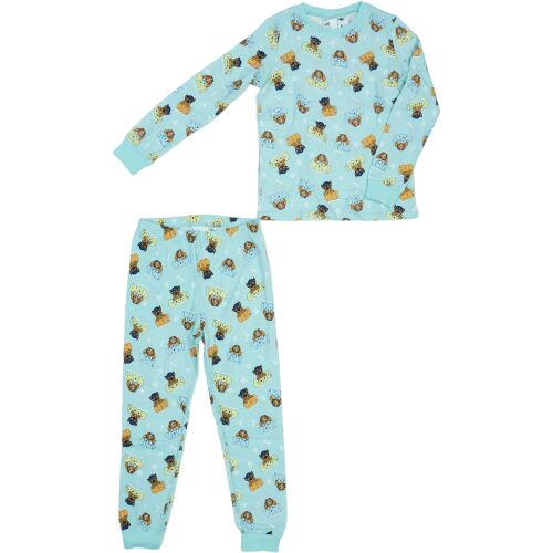 Pijamale pentru fete Paw Patrol, marimea 140, albastru cu imprimeu Paw Patrol