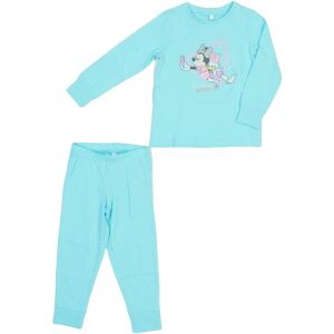 Set de pijama Disney Minnie Mouse pentru fete, Mărime 98, Albastru, Bluză cu Mâneci Lungi și Pantaloni - Disney Pijamale pentru copii, cămăși de noapte