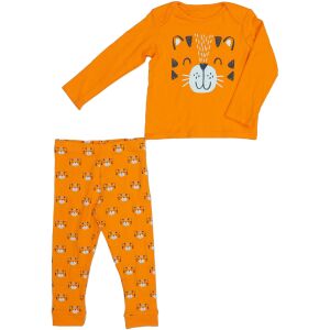 C&A Piżama dla chłopców w kolorze pomarańczowym z wzorem tygrysa, rozmiar 92 - Piżama dziecięca, koszula nocna