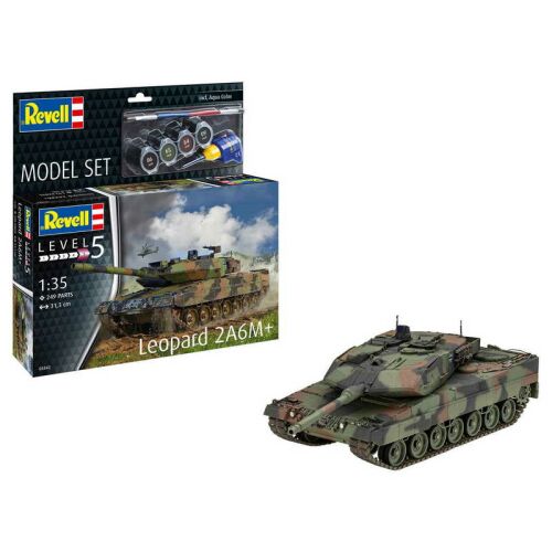 Revell Leopard 2 A6M+ (63342) makett készlet kiegészítőkkel 142741873