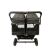 VALCO BABY Snap Duo Signature grey twin stroller, rear view