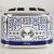Ariete Capri 4-Slice Toaster with Blue and White Tile Design