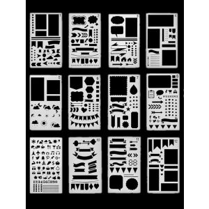 Sablon készlet jegyzetfüzethez 128394025 - Rajzsablon