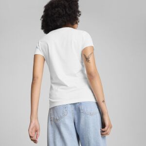 Puma Ess+ Logo Lab Tee 68298602 Női Póló Fehér L 136261818 - Puma